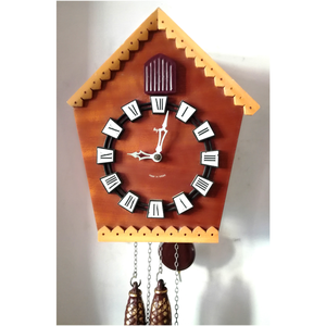 Szép kis vintage fa kakukkos óra - otthon & életmód - dekoráció - fali és függő dekoráció - falióra & óra - Meska.hu