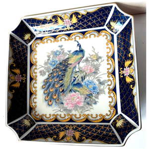 Álomszép  aranyozott Japán porcelán kínáló - otthon & életmód - dekoráció - asztal és polc dekoráció - dekorációs tál, tartó - Meska.hu