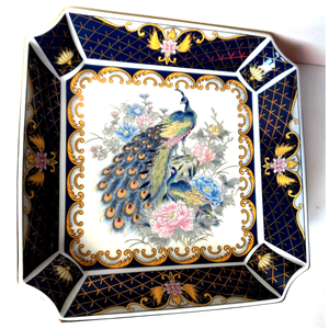 Álomszép  aranyozott Japán porcelán kínáló - otthon & életmód - dekoráció - asztal és polc dekoráció - dekorációs tál, tartó - Meska.hu
