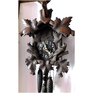 Antik negyedütős faragott kakukkos óra - otthon & életmód - dekoráció - fali és függő dekoráció - falióra & óra - Meska.hu