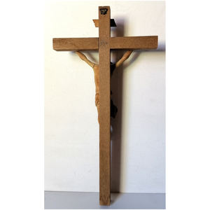 Gyönyörű faragott Jézus feszület olasz fafaragó mestertől - otthon & életmód - vallás - kereszt - Meska.hu