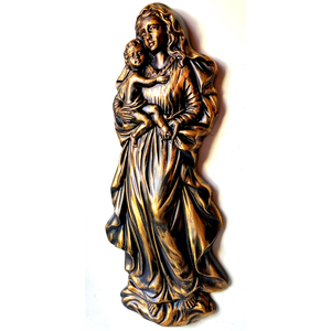 Mária és a kis Jézus, dombormű, relief, Otthon & Életmód, Vallás, Kereszt, Mindenmás, MESKA