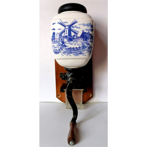 Holland delfti mintás porcelán kávédaráló - otthon & életmód - konyhafelszerelés, tálalás - konyhai tárolás - tea & kávé tárolás - Meska.hu