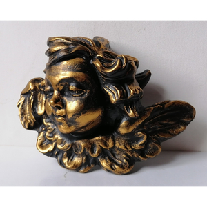 Aranyos angyalka fej szobor 22 cm nagy - karácsony - karácsonyi lakásdekoráció - karácsonyi manók, figurák - Meska.hu