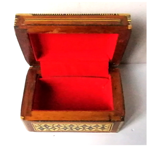 Intarziás, csont- és kagyló berakásos ékszertartó doboz - otthon & életmód - dekoráció - asztal és polc dekoráció - díszdoboz - Meska.hu