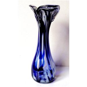 Vintage három színű Muránói üvegváza - otthon & életmód - dekoráció - asztal és polc dekoráció - díszüveg - Meska.hu