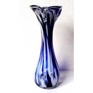 Vintage három színű Muránói üvegváza - otthon & életmód - dekoráció - asztal és polc dekoráció - díszüveg - Meska.hu