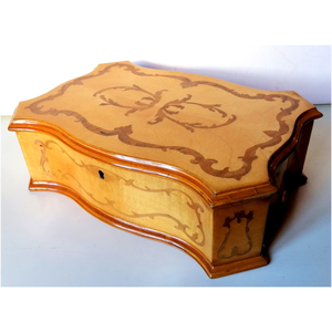 Neobarokk intarziás kincses doboz - otthon & életmód - dekoráció - asztal és polc dekoráció - díszdoboz - Meska.hu