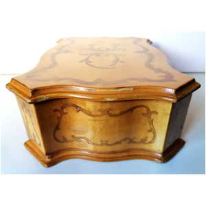 Neobarokk intarziás kincses doboz - otthon & életmód - dekoráció - asztal és polc dekoráció - díszdoboz - Meska.hu