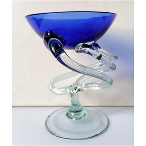 Vintage Jozefina Krosno kehely Lengyelországból, Otthon & Életmód, Konyhafelszerelés, tálalás, Tálalás, Pohár, Üvegművészet, MESKA