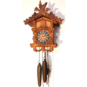 Különleges antik faragott Schwarzwaldi kakukkos óra, Otthon & Életmód, Dekoráció, Fali és függő dekoráció, Falióra & óra, Famegmunkálás, MESKA