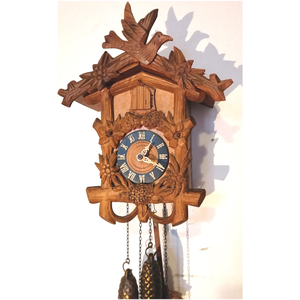 Különleges antik faragott Schwarzwaldi kakukkos óra - otthon & életmód - dekoráció - fali és függő dekoráció - falióra & óra - Meska.hu