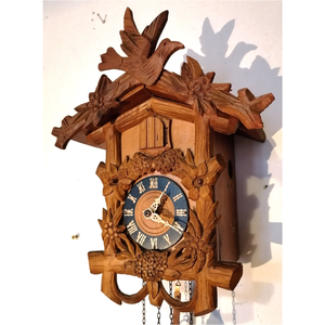 Különleges antik faragott Schwarzwaldi kakukkos óra - otthon & életmód - dekoráció - fali és függő dekoráció - falióra & óra - Meska.hu