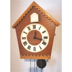 Szép kis vintage fa kakukkos óra, Otthon & Életmód, Dekoráció, Fali és függő dekoráció, Falióra & óra, Mindenmás, MESKA