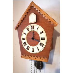 Szép kis vintage fa kakukkos óra - otthon & életmód - dekoráció - fali és függő dekoráció - falióra & óra - Meska.hu