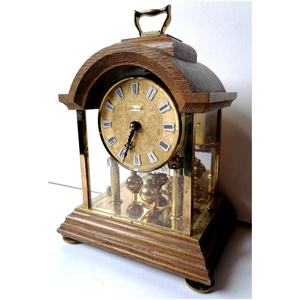 Különleges Hermle fatokos forgóingás óra - otthon & életmód - dekoráció - fali és függő dekoráció - falióra & óra - Meska.hu