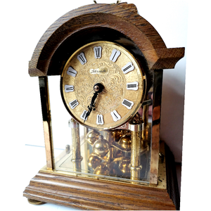 Különleges Hermle fatokos forgóingás óra - otthon & életmód - dekoráció - fali és függő dekoráció - falióra & óra - Meska.hu