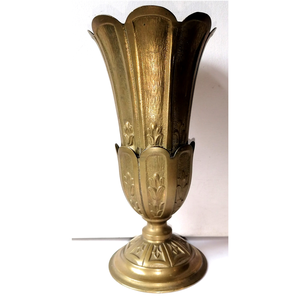 Nagyméretű réz kehely, váza - otthon & életmód - dekoráció - virágdísz és tartó - virágtartó - Meska.hu