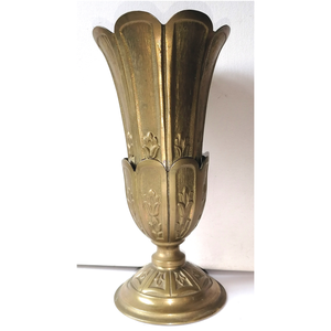 Nagyméretű réz kehely, váza - otthon & életmód - dekoráció - virágdísz és tartó - virágtartó - Meska.hu