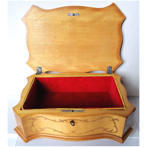 Barokk mintás intarziás kincses doboz - otthon & életmód - dekoráció - asztal és polc dekoráció - díszdoboz - Meska.hu