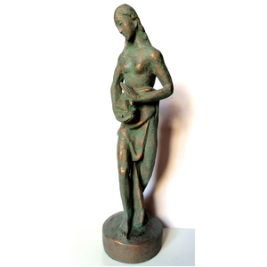 Higiénia, orvostudományi szobor - művészet - szobor - fém - Meska.hu