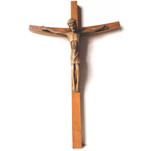 Jézus feszület, szép modern nagyméretű szobor, 38 cm, Otthon & Életmód, Vallás, Kereszt, Famegmunkálás, Mindenmás, MESKA