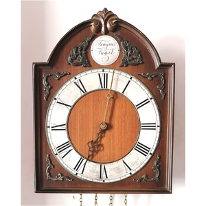 Kétsúlyos Német ingaóra, 8 napos járatú - otthon & életmód - dekoráció - fali és függő dekoráció - falióra & óra - Meska.hu