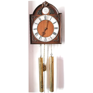 Kétsúlyos Német ingaóra, 8 napos járatú - otthon & életmód - dekoráció - fali és függő dekoráció - falióra & óra - Meska.hu