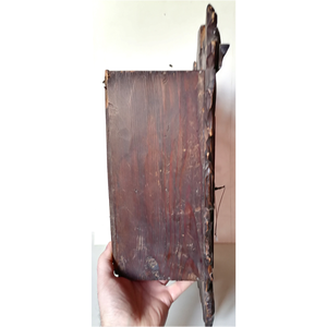 Antik faragott Schwarzwaldi kulcsos szekrényke - otthon & életmód - tárolás & rendszerezés - fali tároló - Meska.hu