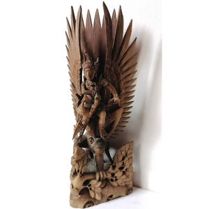 Vintage faragott Visnu isten, Bali szigetéről - otthon & életmód - dekoráció - asztal és polc dekoráció - asztaldísz - Meska.hu