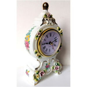 Vintage gyönyörű asztali porcelán óra - otthon & életmód - dekoráció - fali és függő dekoráció - falióra & óra - Meska.hu