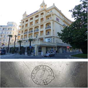 Vintage Christofle kínálótál, Palace Hotel Abbazia - otthon & életmód - konyhafelszerelés, tálalás - tálalás - kínálótál - Meska.hu