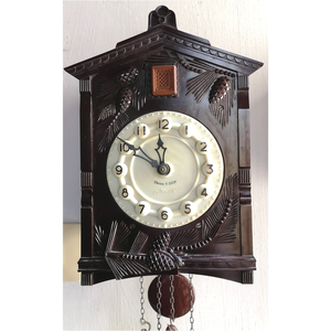 Retro hibátlan, szép kis kakukkos óra - otthon & életmód - dekoráció - fali és függő dekoráció - falióra & óra - Meska.hu