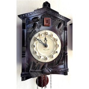 Retro hibátlan, szép kis kakukkos óra - otthon & életmód - dekoráció - fali és függő dekoráció - falióra & óra - Meska.hu