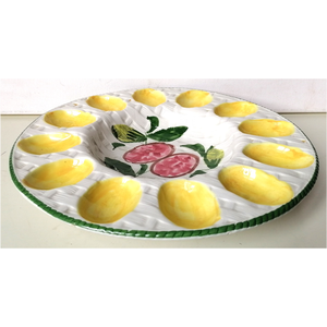 Vintage olasz húsvéti fajansz kínáló - otthon & életmód - konyhafelszerelés, tálalás - tálalás - kínálótál - Meska.hu