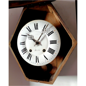 Hatalmas gyönyörű 200 éves Francia falióra - otthon & életmód - dekoráció - fali és függő dekoráció - falióra & óra - Meska.hu