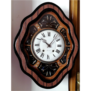 Hatalmas gyönyörű 200 éves Francia falióra - otthon & életmód - dekoráció - fali és függő dekoráció - falióra & óra - Meska.hu