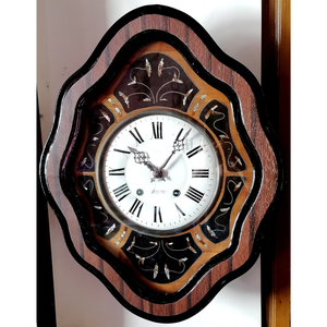 Hatalmas gyönyörű 200 éves Francia falióra - otthon & életmód - dekoráció - fali és függő dekoráció - falióra & óra - Meska.hu