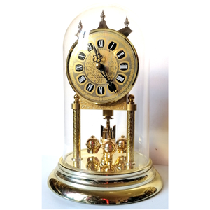 Vintage búrás, aranyszínű forgóingás óra - Meska.hu