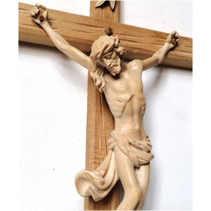 Nagyméretű kézzel faragott Jézus feszület - Meska.hu
