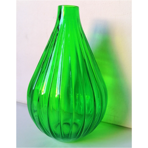 Vintage uránüveg vázácska - otthon & életmód - virágdekoráció - virágtartó - váza - Meska.hu