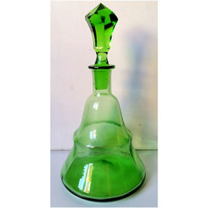 Antik uránüveg dekanter  - Meska.hu