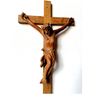 Gyönyörű nagyméretű Jézus feszület - Meska.hu