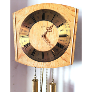Szép vonalú art deco falióra 8 napos - Meska.hu