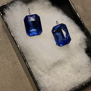 Király kék fülbevaló, Ékszer, Fülbevaló, Fülékszer, Ékszerkészítés, MESKA