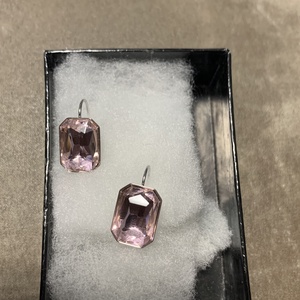 Rzsaszín fülbevaló, Ékszer, Fülbevaló, Fülékszer, Ékszerkészítés, MESKA