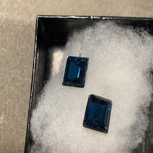 Montana kék fülbevaló - ékszer - fülbevaló - fülékszer - Meska.hu