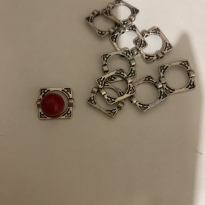 Ékszeralkatrész köztes, Kellékek & szerszámok, Gyöngyfűzés kellékek, Fém köztesek, Ékszerkészítés, MESKA