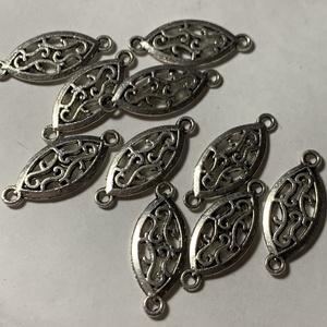 Ékszeralkatrész köztes, Kellékek & szerszámok, Gyöngyfűzés kellékek, Fém köztesek, Ékszerkészítés, MESKA