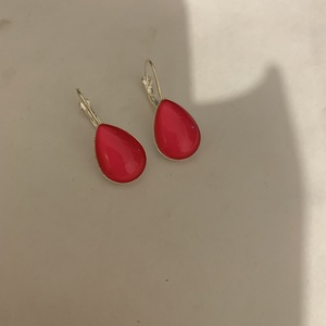 Francia kapcsos fülbevaló  - ékszer - fülbevaló - lógó csepp fülbevaló - Meska.hu